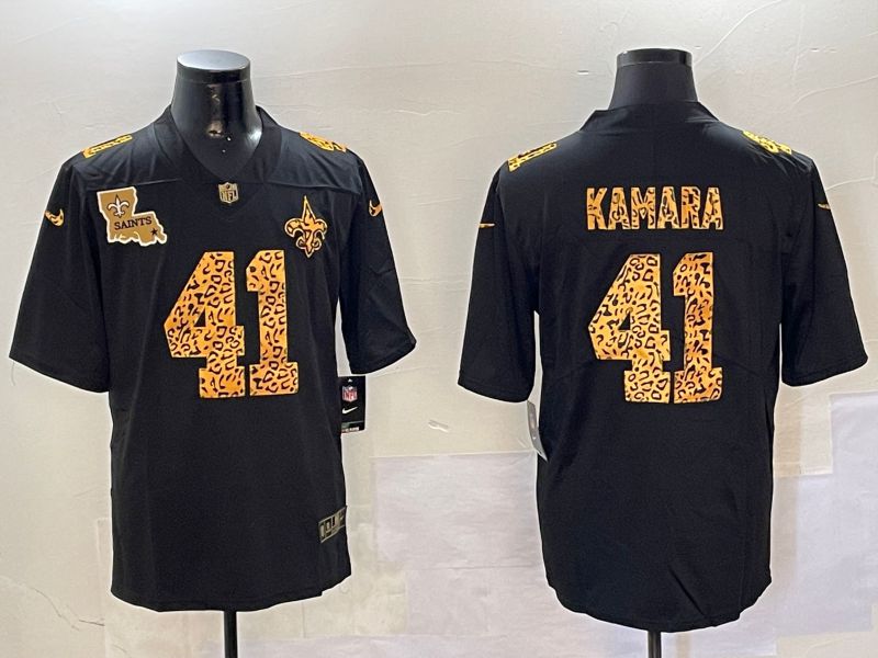 Men New Orleans Saints #41 Kamara Black 2024 Nike Limited NFL Jersey style 01081->new orleans saints->NFL Jersey